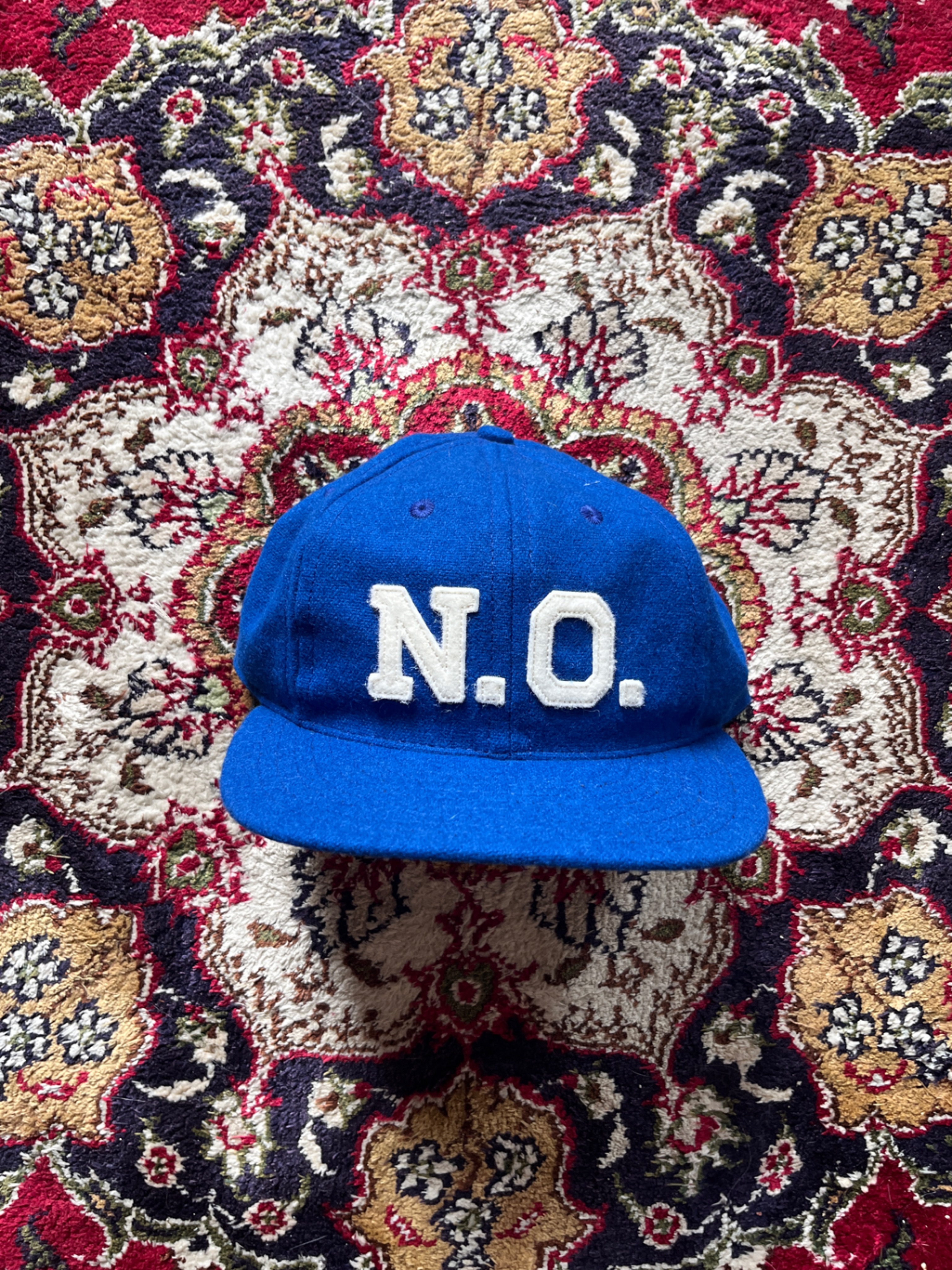 Rare New Orleans Black Pelicans Flannel Baseball Cap